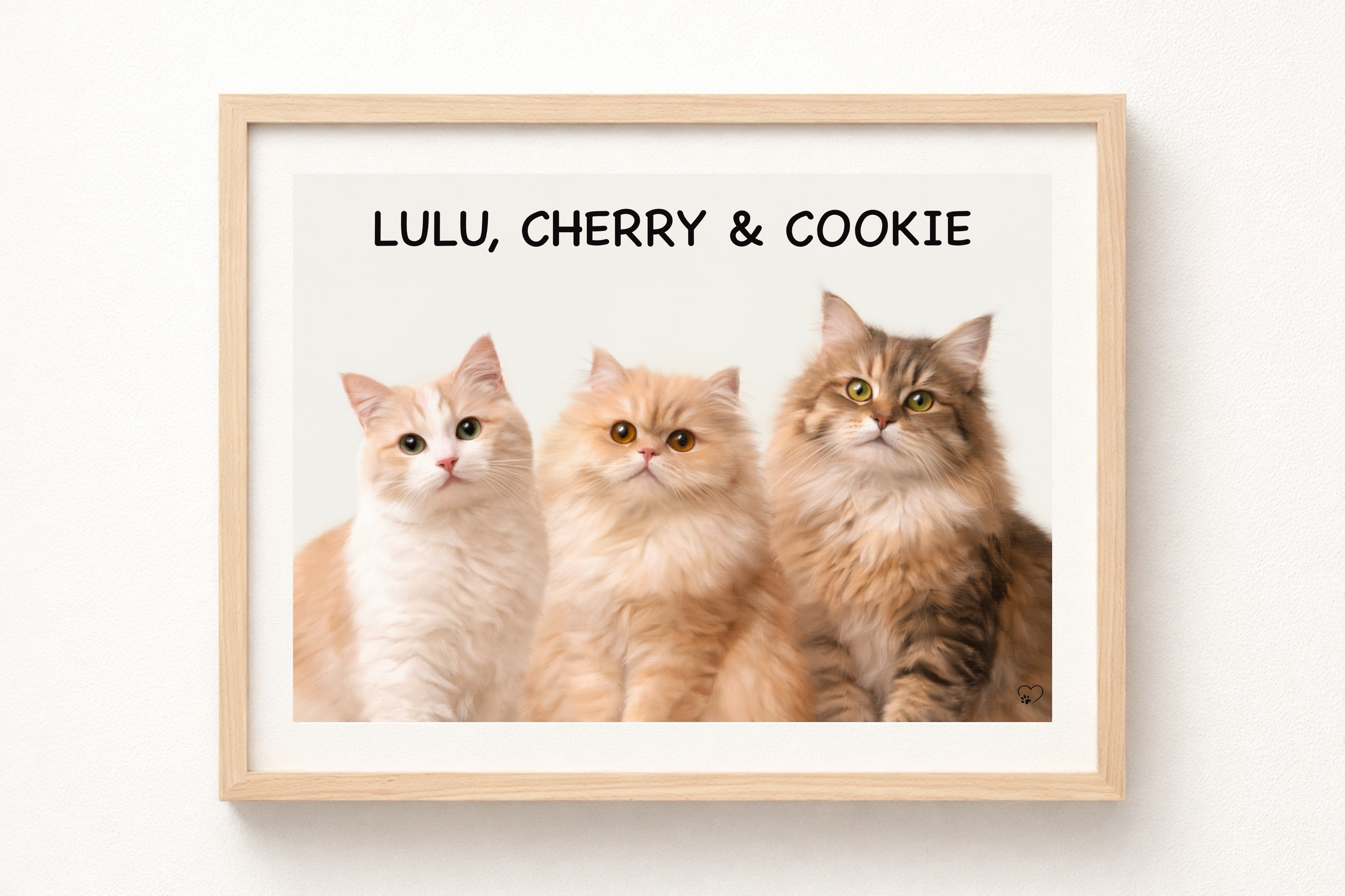 Framed Custom Pet Portrait