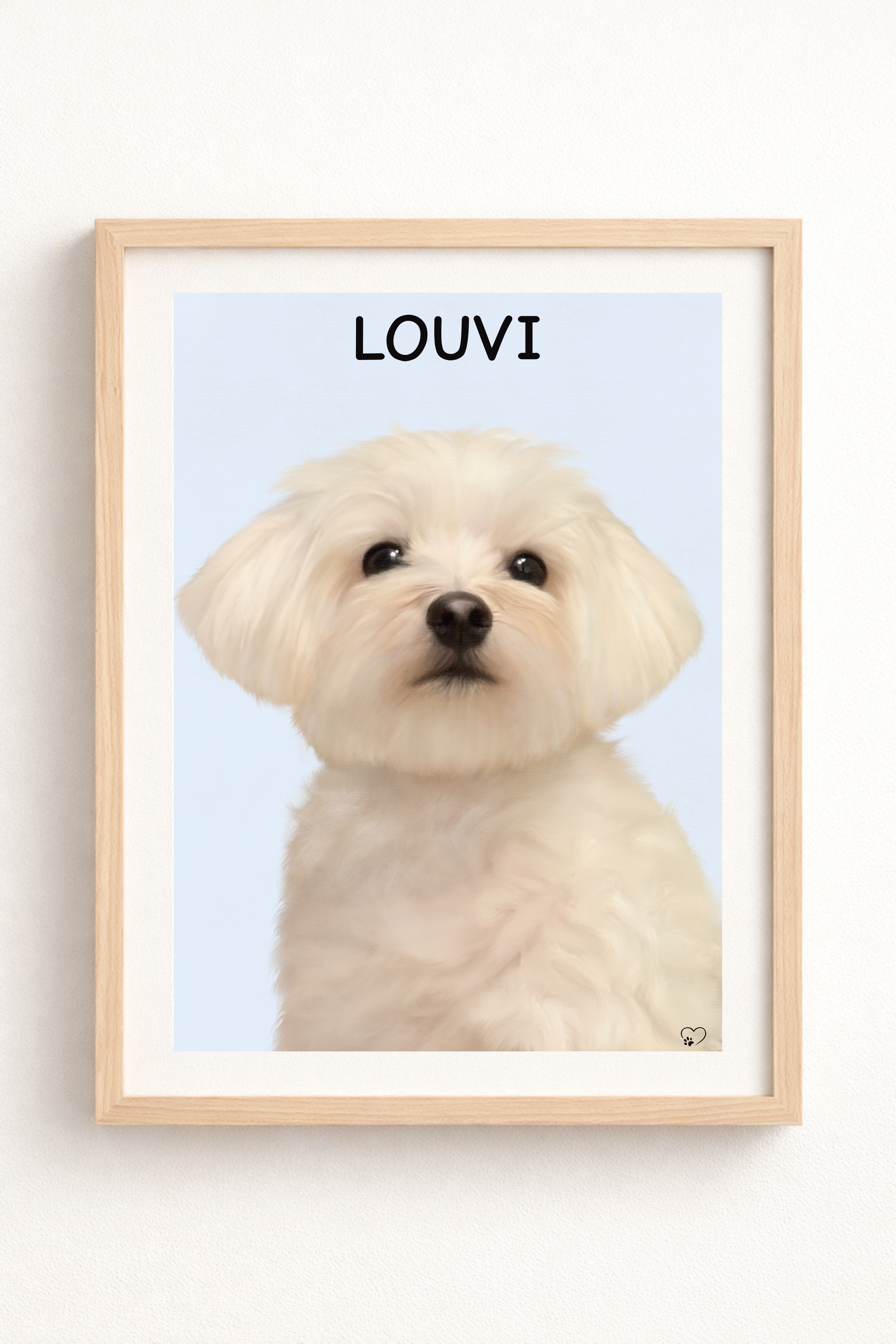 Framed Custom Pet Portrait