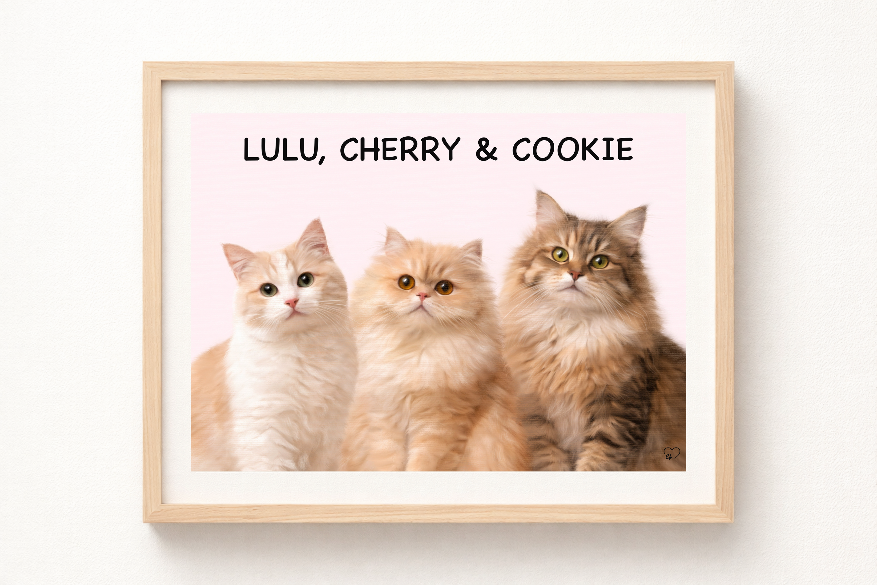 Framed Custom Pet Portrait